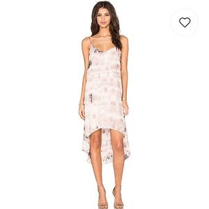 Bella Dahl High Low Hem Dress, Pink Sand, Size XS